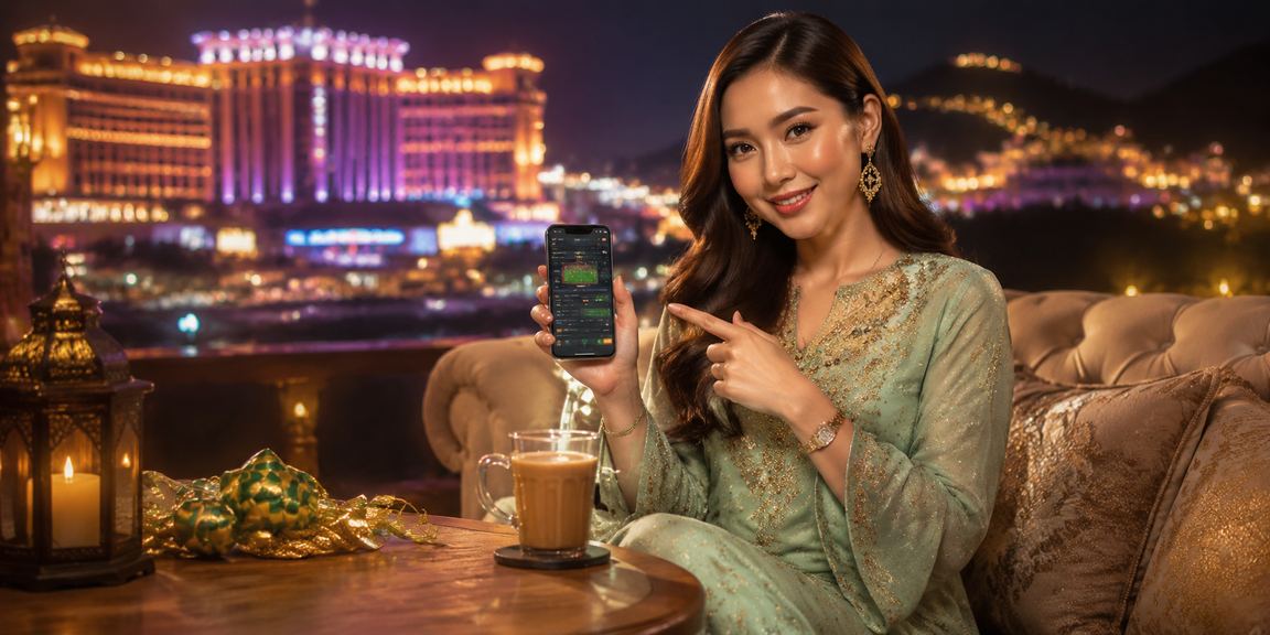 Pemain menikmati kasino mudah alih 307 di Genting Highlands sempena Hari Raya
